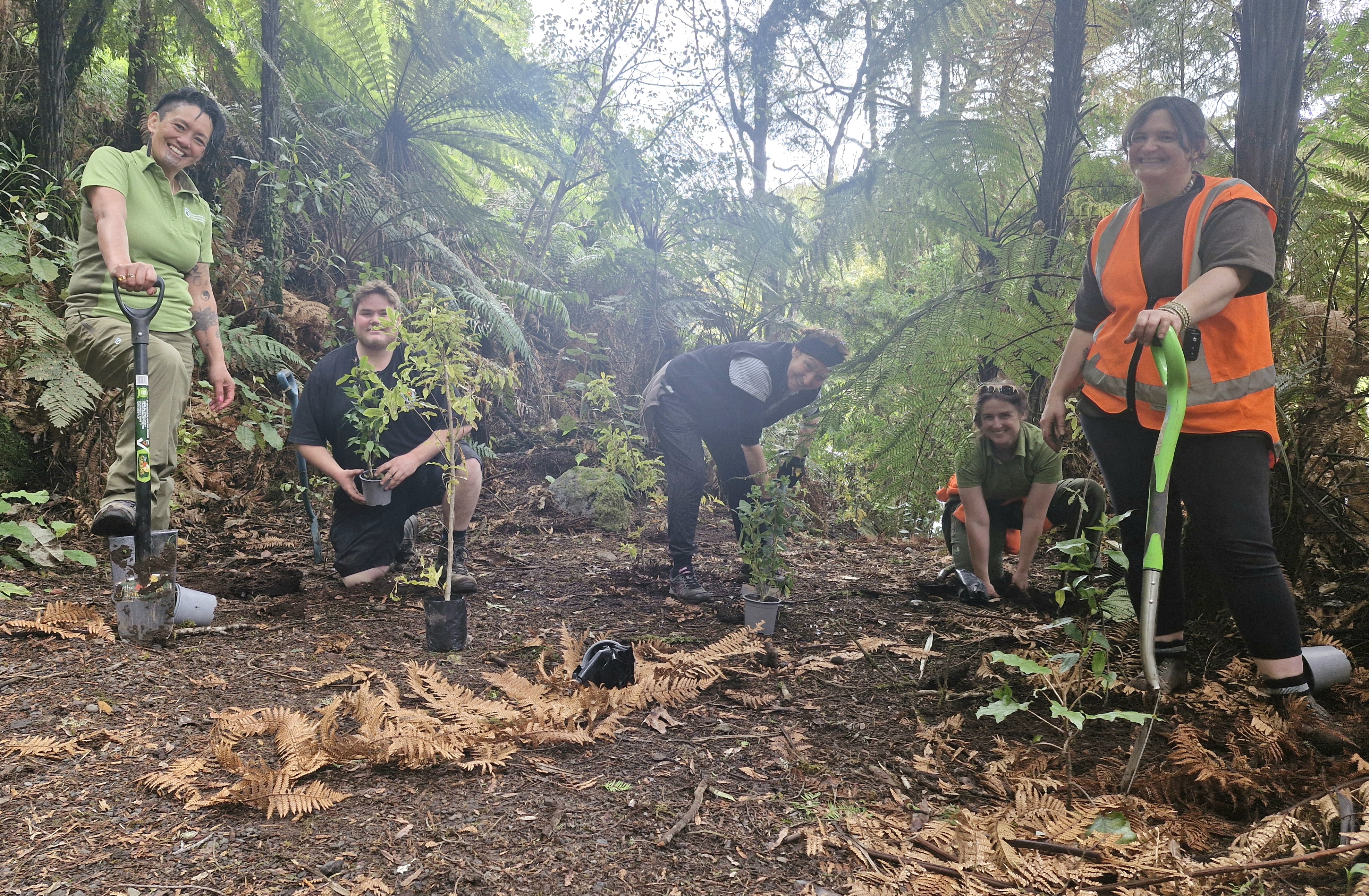 280 Native Trees Planted at Ohinetonga Scenic Reserve